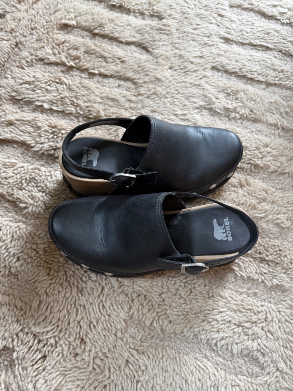 Sorel Roam'N Clog Black Women's Size 8.5 EUC - Picture 4 of 6